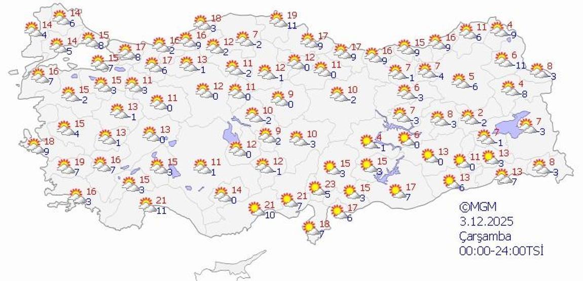 SON DAKİKA HAVA DURUMU HABERLERİ 29 KASIM 2025 | Bugün hava nasıl olacak Şemsiyelerinizi hazırlayın Meteoroloji tarih verdi: İstanbul, İzmir, Antalya...