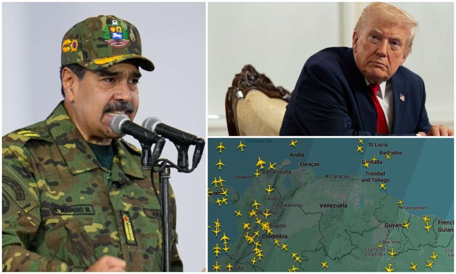 Trump’ın açıklamasının ardından Venezuela’da uçuş trafiği durdu