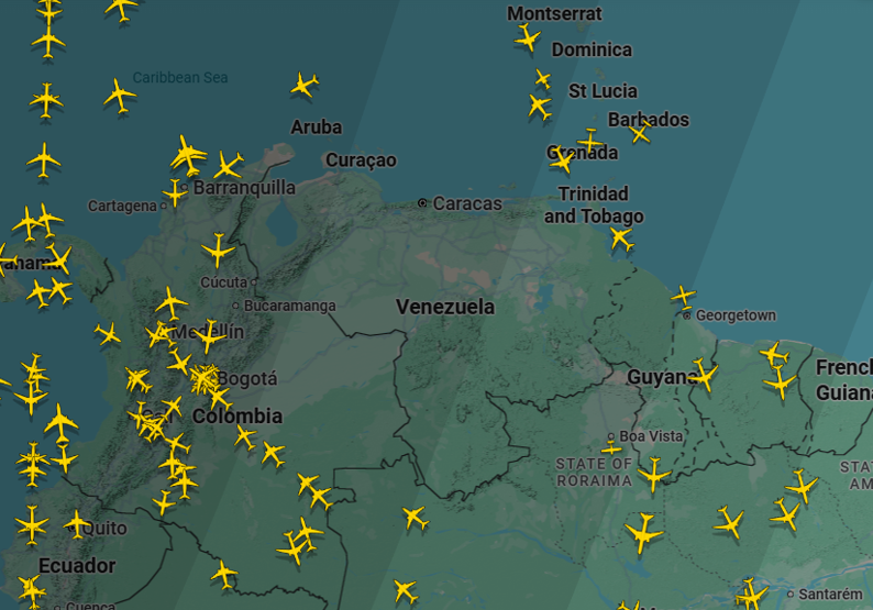 Trump’ın açıklamasının ardından Venezuela’da uçuş trafiği durdu