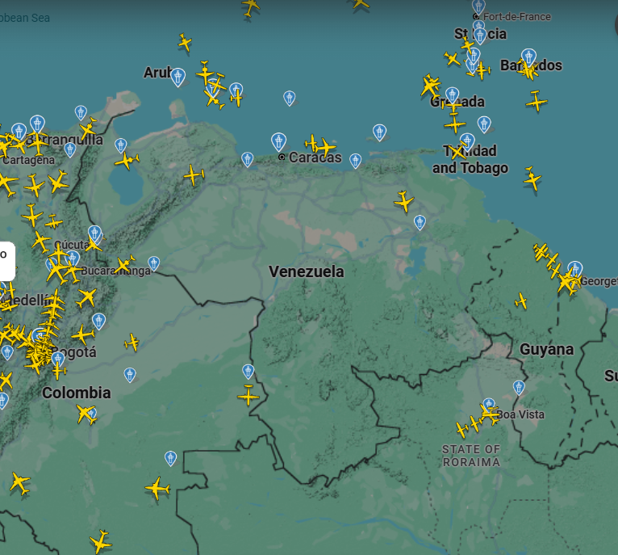 Trump’ın açıklamasının ardından Venezuela’da uçuş trafiği durdu