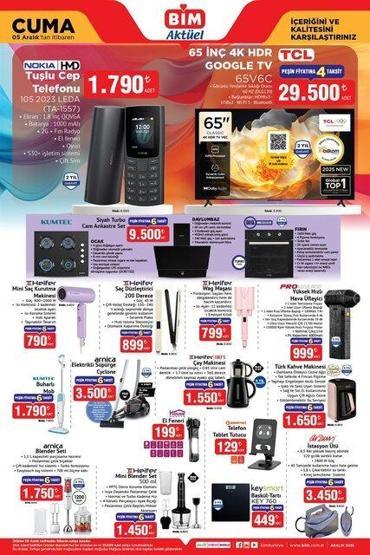 5 ARALIK BİM AKTÜEL ÜRÜNLER KATALOĞU BİMde bu hafta neler var İşte BİM 5 Aralık kataloğu tamamı...