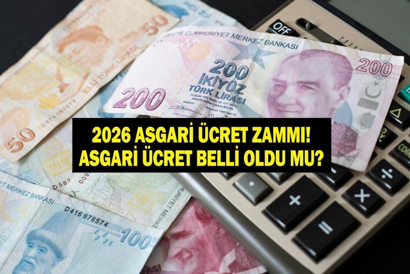 ASGARİ ÜCRET 2025: Asgari Ücret Ne Kadar 2026 Zamlı Asgari Ücret Ne Kadar Olacak Süreç Başladı
