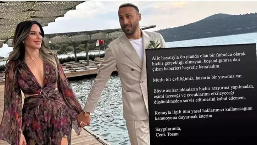 Cenk Tosun’dan Çıkan Boşanma İddialarına Net Yanıt: “Ailemizi Hedef Alan Haberler Gerçek Dışı”