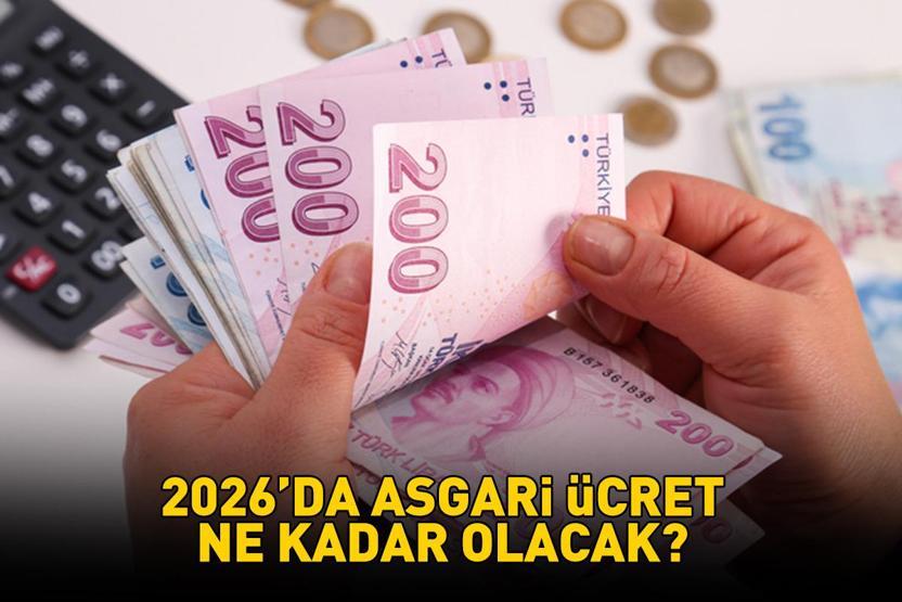 2026da asgari ücret ne kadar olacak, yüzde kaç zam gelir Asgari ücret toplantısı ne zaman 2026 ASGARİ ÜCRET ZAMMI 6LI HESAP