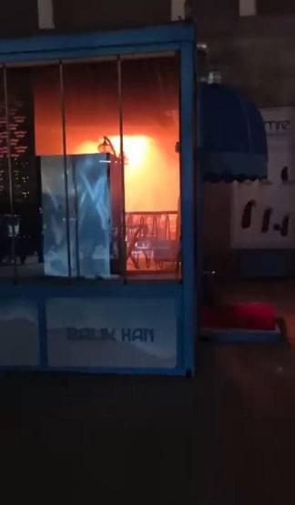 Başakşehir’de korkutan restoran yangını