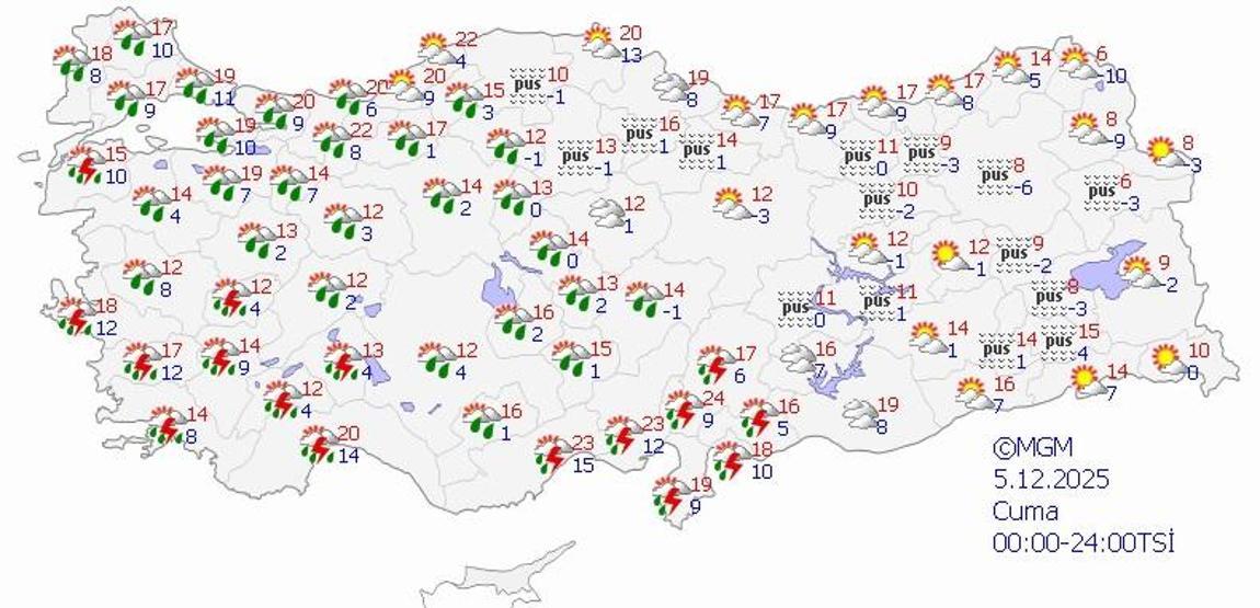 SON DAKİKA HAVA DURUMU HABERLERİ 4 ARALIK 2025 | Bugün hava nasıl olacak Şemsiyelerinizi hazırlayın Meteoroloji uyardı: İzmir, Aydın, Muğla...
