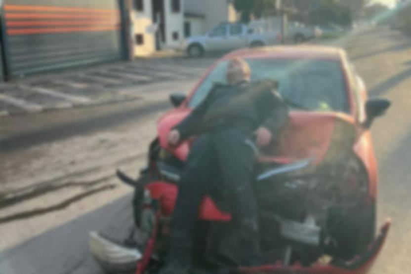 Kaza mı intikam mı Önce çarptı sonra sosyal medyada paylaştı