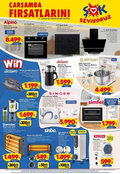 ŞOK 10-16 Aralık Fırsatları ŞOKta bu hafta neler var Marka saatler, fotoğraf makinesi, ısıtıcılar...