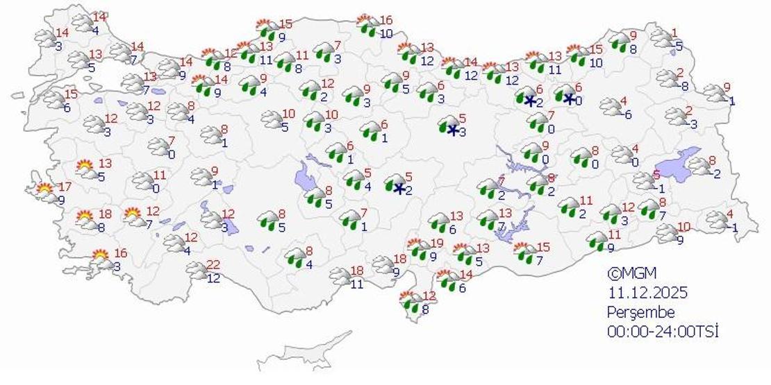 SON DAKİKA HAVA DURUMU HABERLERİ 9 ARALIK 2025 | Ankara, İzmir ve İstanbulda bugün hava nasıl olacak Meteoroloji il il uyardı: Ordu, Mersin, Adana, Hakkari...