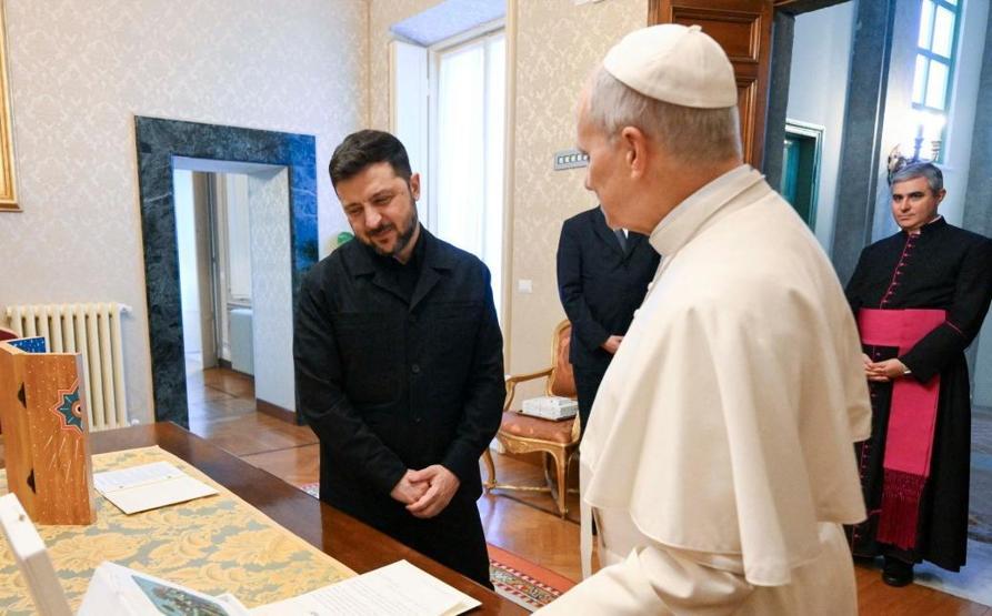 Papa Leo, Ukrayna Devlet Başkanı Zelenski ile görüştü