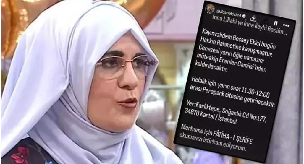 Gelinim Mutfaktanın unutulmaz kayınvalidesi Besime Ekici’den acı haber