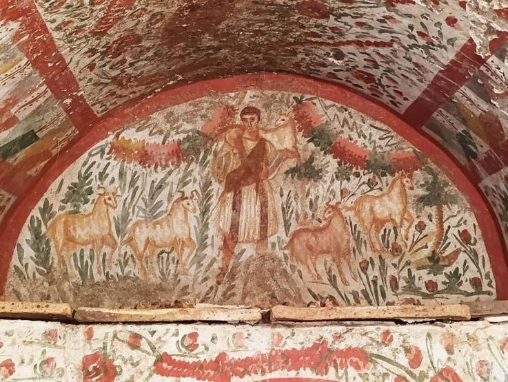 İznikte erken Hristiyanlık dönemine ait benzersiz Çoban İsa figürü ortaya çıkarıldı