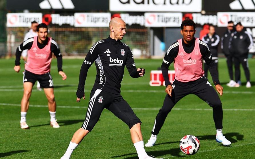 Beşiktaş’ta Trabzonspor mesaisi sürüyor