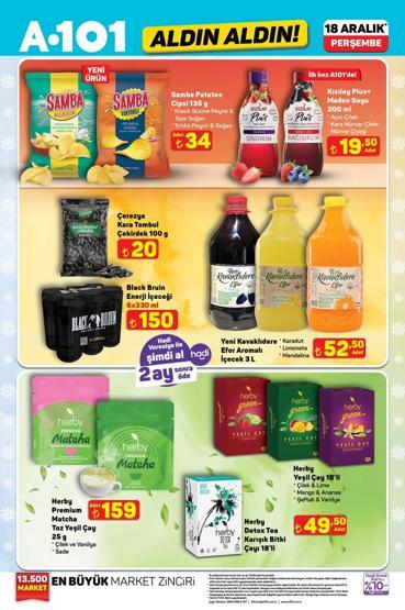 A101 18 ARALIK AKTÜEL ÜRÜNLER KATALOĞU A101de gelecek hafta neler var Televizyon, beyaz eşya, cep telefonu...