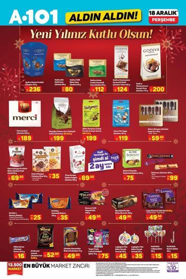 A101 18 ARALIK AKTÜEL ÜRÜNLER KATALOĞU A101de gelecek hafta neler var Televizyon, beyaz eşya, cep telefonu...