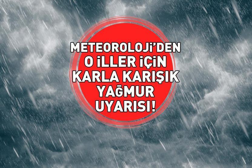 SON DAKİKA HAVA DURUMU HABERLERİ 13 ARALIK 2025 | Ankara, İzmir ve İstanbulda bugün hava nasıl olacak Meteorolojiden o iller için karla karışık yağmur uyarısı
