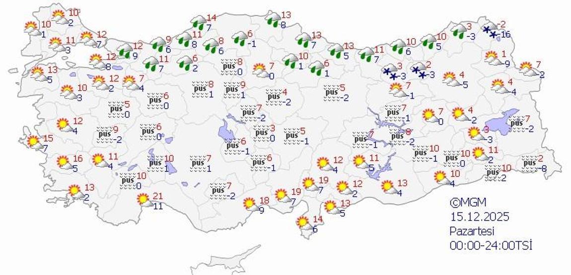 SON DAKİKA HAVA DURUMU HABERLERİ 13 ARALIK 2025 | Ankara, İzmir ve İstanbulda bugün hava nasıl olacak Meteorolojiden o iller için karla karışık yağmur uyarısı
