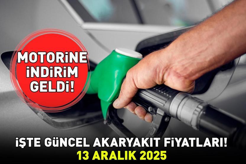 MOTORİNE İNDİRİM GELDİ 13 ARALIK 2025 | İndirim sonrası motorin ne kadar, benzin kaç TL Sürücülere müjdeli haber Ankara, İzmir, İstanbul akaryakıt fiyatları