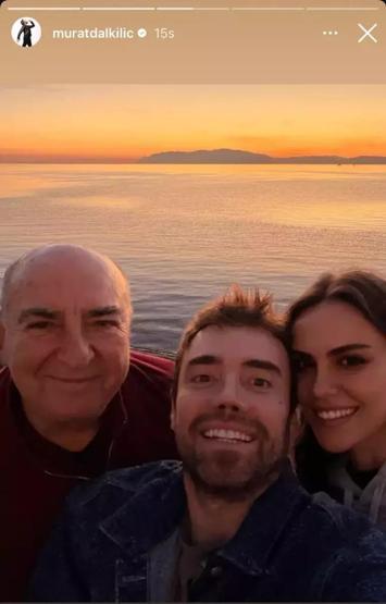 Murat Dalkılıçtan sevgilisi Özgü Kayaya övgü dolu sözler