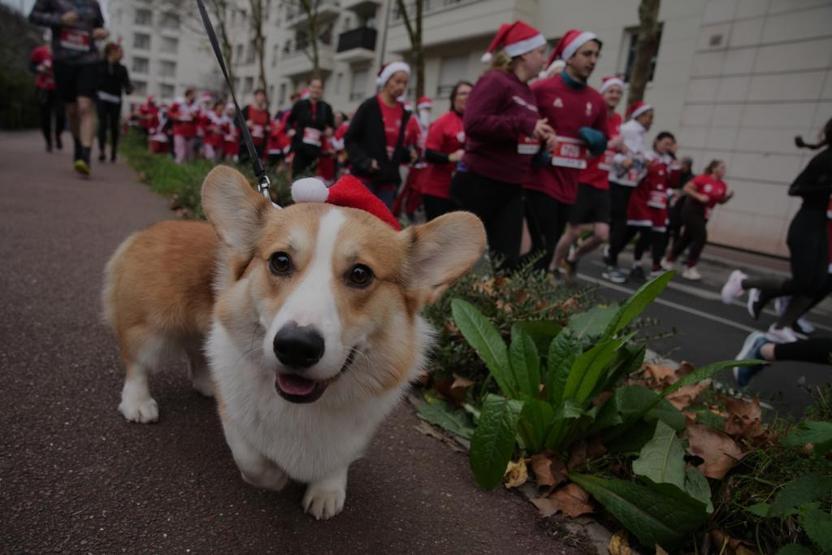 Fransa’da Noel Baba koşusu