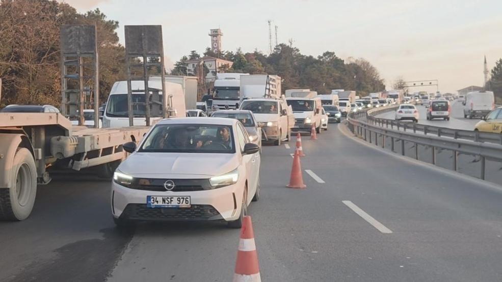 Arnavutköyde zincirleme kaza: 2 yaralı