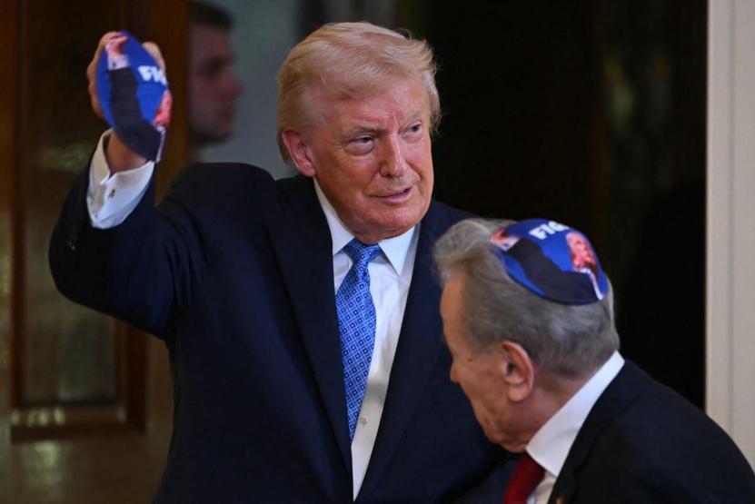 Trump, Hanuka resepsiyonunda konuştu: İsrail için çok şey yaptım