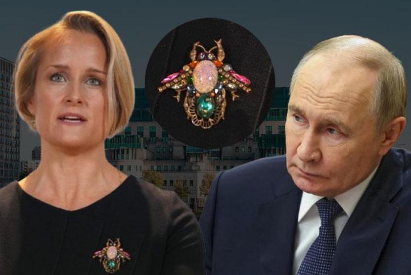 Kadın ‘Bond’un broş şifresi İstihbarat dünyasında bir anlamı var...