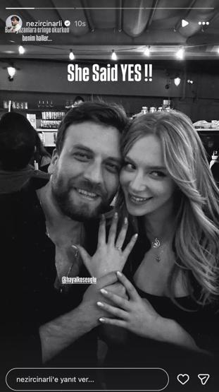 Doğum Gününde Sürpriz Teklif Hayal Köseoğlu ve Nezir Çınarlı Evleniyor