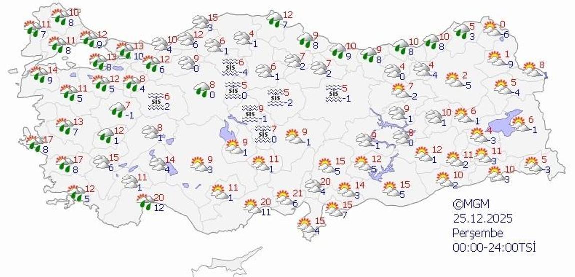 SON DAKİKA HAVA DURUMU HABERLERİ 22 ARALIK 2025 | Bugün hava nasıl olacak Meteorolojiden sağanak uyarısı İstanbul, Kocaeli, Sakarya, Bilecik, Kırklareli...