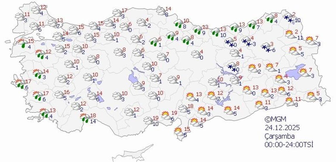 SON DAKİKA HAVA DURUMU HABERLERİ 22 ARALIK 2025 | Bugün hava nasıl olacak Meteorolojiden sağanak uyarısı İstanbul, Kocaeli, Sakarya, Bilecik, Kırklareli...