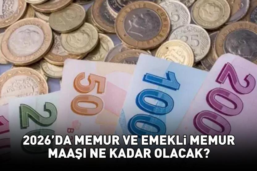 EMEKLİ MEMUR MAAŞI ZAMMI 2026 HESAPLAMA TABLOSU 5 aylık enflasyon farkına göre Emekli memur maaşı ve memur maaşı ne kadar olacak, yüzde kaç zam gelir