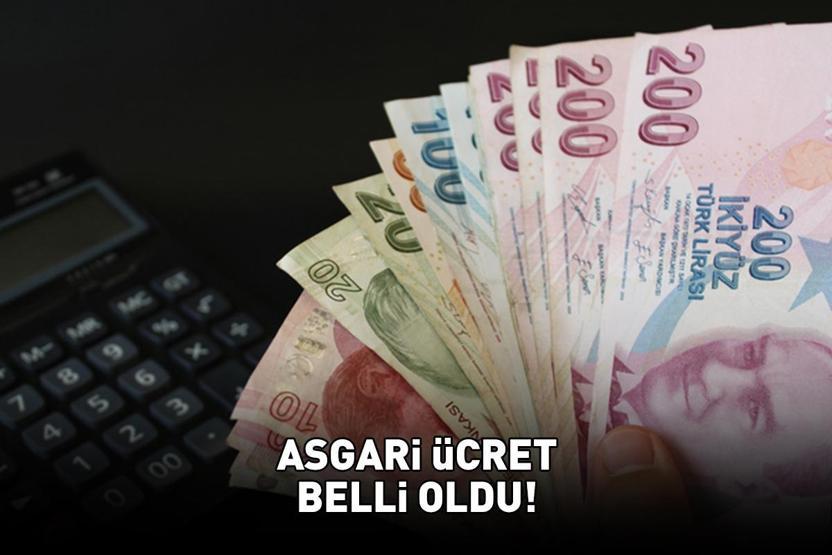 ASGARİ ÜCRET BELLİ OLDU Brüt - net 2026da asgari ücret ne kadar oldu, yüzde kaç zam geldi