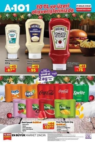 31 ARALIK 2025 A101 KATALOĞU | 30’lu bulaşık makinesi kapsülü 239 TL, 1 kilo siyah çay 269 TL A101de bu hafta neler indirimde