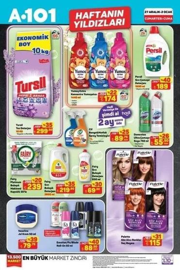31 ARALIK 2025 A101 KATALOĞU | 30’lu bulaşık makinesi kapsülü 239 TL, 1 kilo siyah çay 269 TL A101de bu hafta neler indirimde