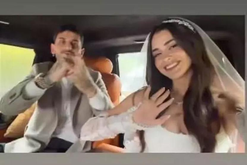 Ünlüler Bu Düğüne Akın Etti Hazal Çağlar ile Samet Akaydın Evlendi