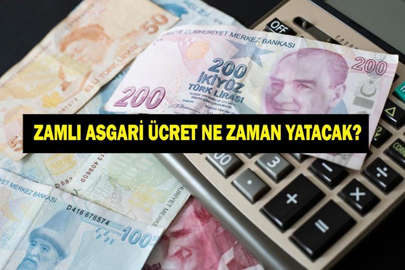 ZAMLI YENİ ASGARİ ÜCRET NE ZAMAN YATACAK 2026 Asgari Ücret Ne Zaman Hesaplara Yatacak Ocak mı Şubat mı Net ve Brüt Tutar Detayları...