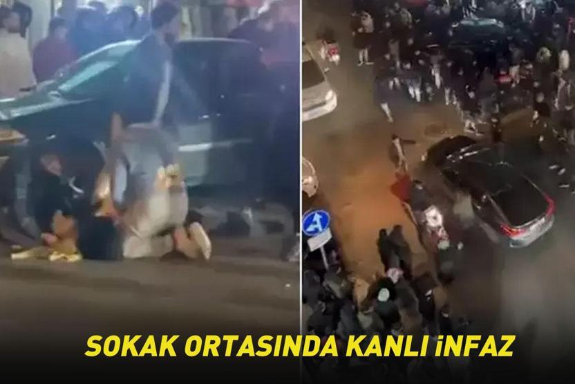 Sokak ortasında kanlı infaz 2 ölü, 1 yaralı