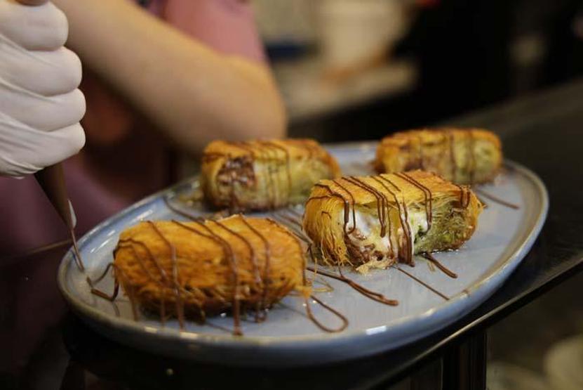 Bu da ‘Çikolatalı Kaymaklı Kadayıf Sarma