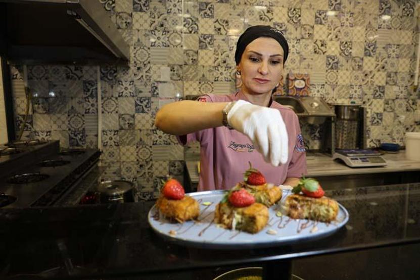 Bu da ‘Çikolatalı Kaymaklı Kadayıf Sarma