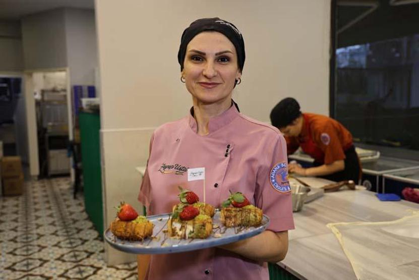 Bu da ‘Çikolatalı Kaymaklı Kadayıf Sarma