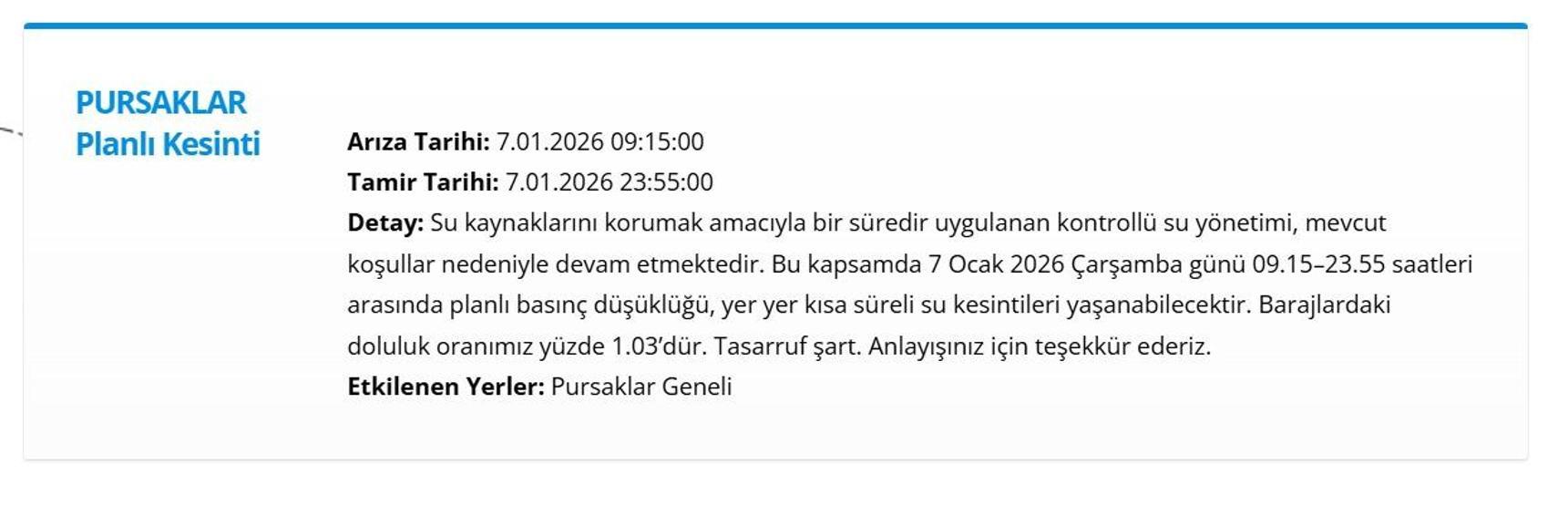 ASKİ ANKARA SU KESİNTİSİ 7 OCAK 2026: Ankara su kesintisi ne zaman bitecek Ankarada sular ne zaman gelecek 7 Ocak 2026 ASKİ Kesinti Listesi...
