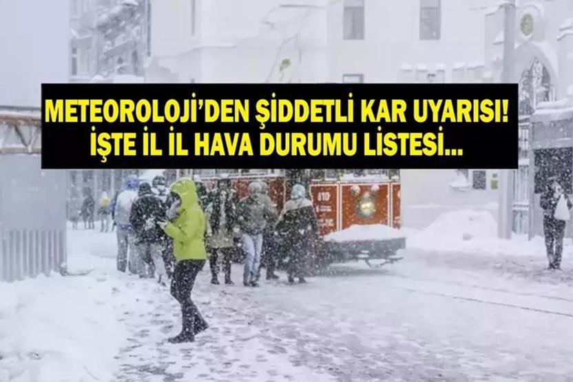 SON DAKİKA HAVA DURUMU HABERLERİ 8 OCAK 2026 | İstanbulda kar yağışı ne zaman Meteoroloji, İstanbul Valiliği ve AKOM uyardı İstanbul, Düzce, Malatya, Kars, Zonguldak...