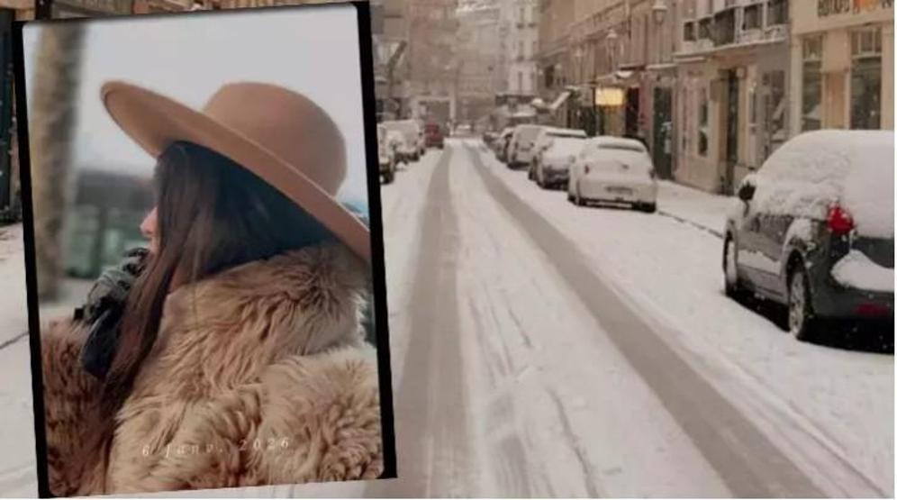 Tuba Büyüküstünün Paristeki Kar Manzaralı Yeni Instagram Paylaşımı Beğeni Yağmuruna Tutuldu