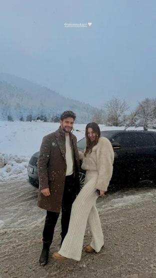 KARLAR ALTINDA ROMANTİZM Survivor Batuhan Karacakaya Sevgilisinin Yeni Yaşını Kutladı