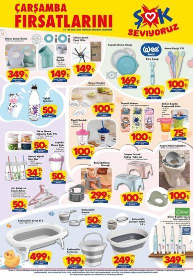 ŞOK 14-20 Ocak kataloğu yayınlandı ŞOKa Anne - Bebek Ürünleri Geliyor