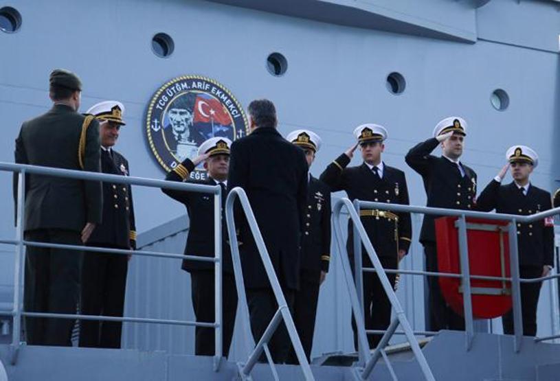 Türk savaş gemileri Burgaz Limanını ziyaret etti
