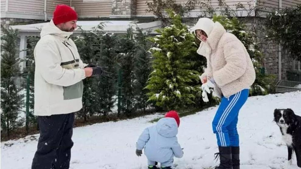 Hande Soral ve İsmail Demirci’den sıcak aile karesi