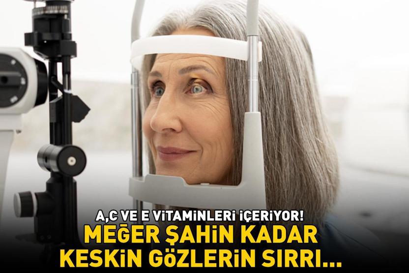 GÖZ SAĞLIĞINI DESTEKLEYEN 10 SÜPER BESİN A, C ve E vitaminleri içeriyor Meğer şahin kadar keskin gözlerin sırrı...