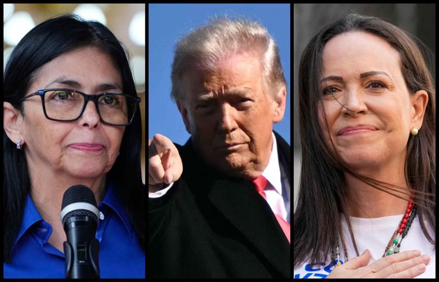 Venezuela temasları... Machado Beyaz Saraya giderken, Trump Rodriguez ile görüştü: Herkes için muhteşem olacak