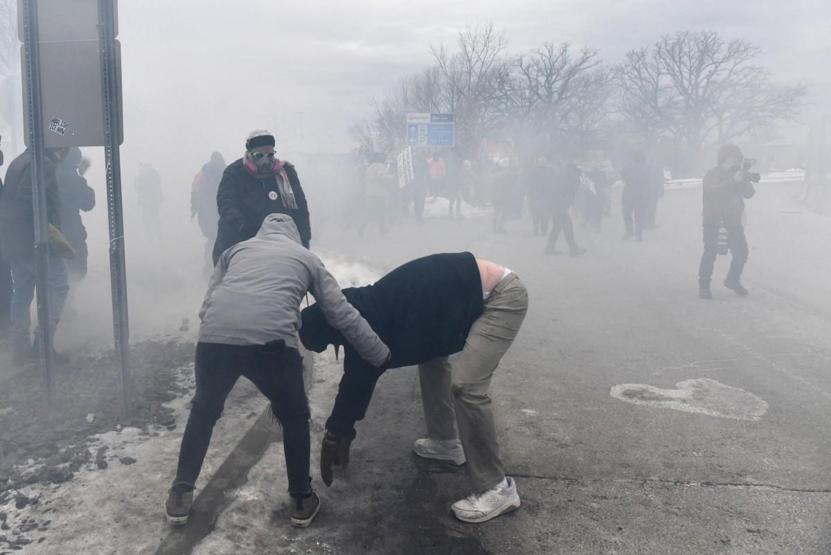 ABDde Minnesotada gerilim sürüyor: Protestocular ile ICE ekipleri arasında arbede çıktı